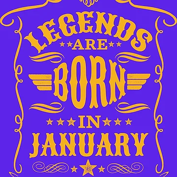 Artwork thumbnail, Legend Are Born In January by trekker63