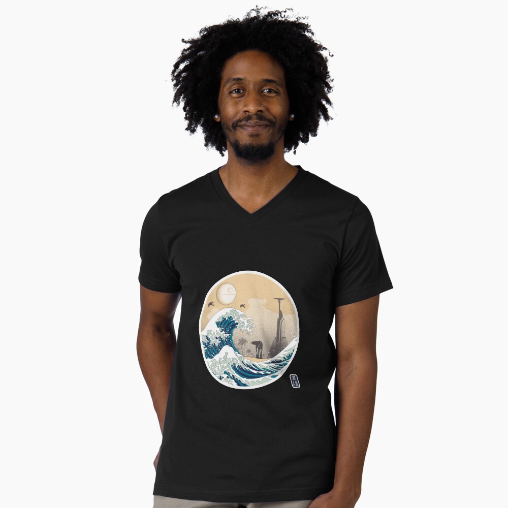 Aperçu de l'œuvre T-shirt col V créée et vendue par rashadklein.