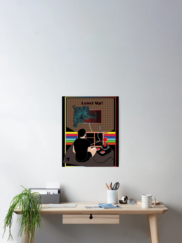 Thumbnail 2 of 3, Poster, Level Up! designed and sold by VicOriginal.