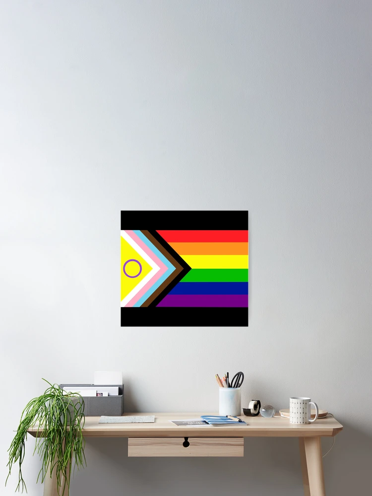 Thumbnail 2 of 3, Poster, 2021 Intersex-Inclusive Progress Pride Flag designed and sold by NYXFN.