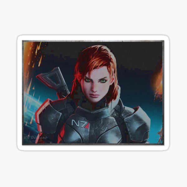 Aperçu de l'œuvre Mass Effect: Peinture numérique Shepard femelle créée et vendue par Visual Resolutions.