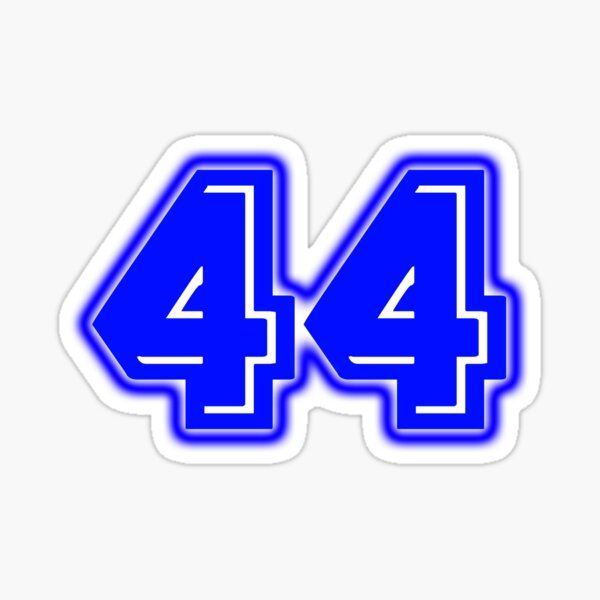 Artikelvorschau, Blaue Zahl 44 entworfen und verkauft von sport-blue.