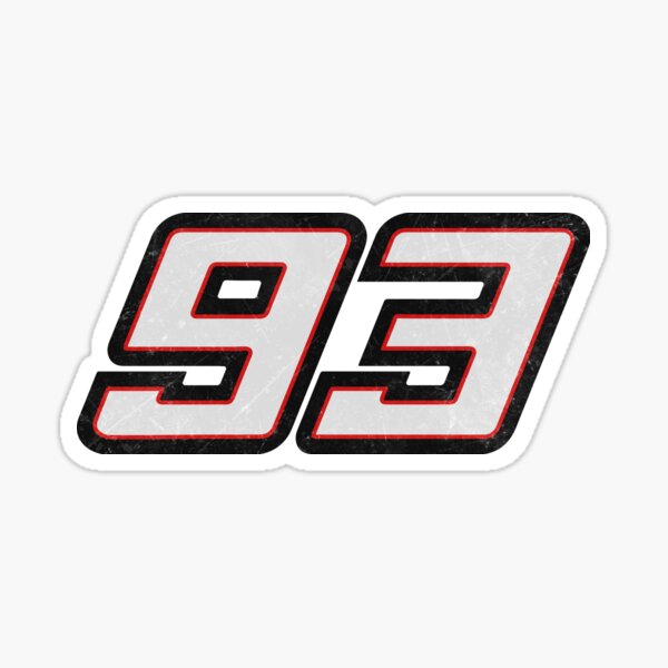 Aperçu de l'œuvre Sticker 93 Marques Motorsport MotoGP créée et vendue par Turboscope.