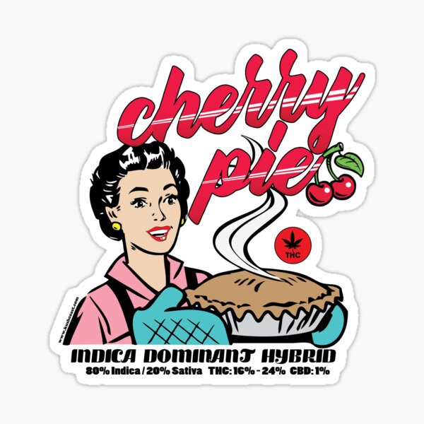 Aperçu de l'œuvre Art de la variété de cannabis Cherry Pie créée et vendue par kushcoast.