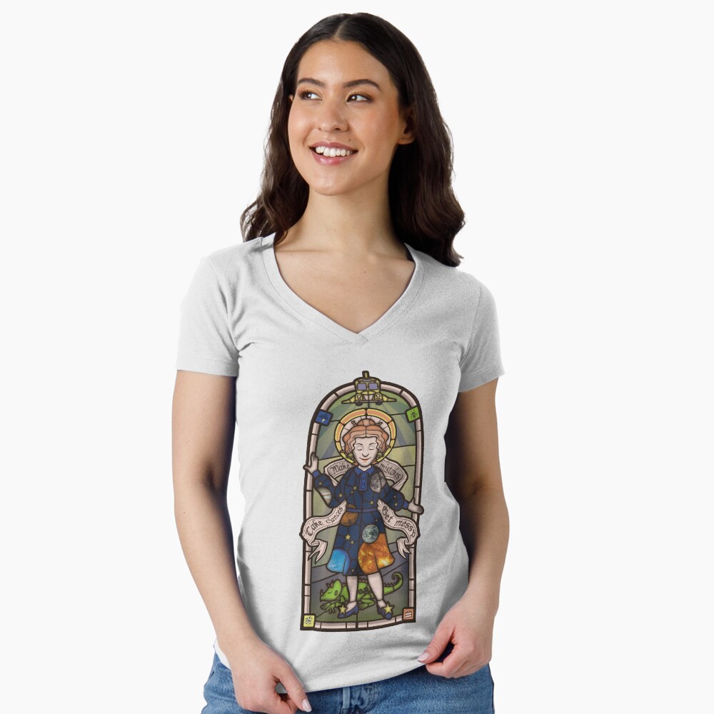 Artikel-Vorschau von Tailliertes T-Shirt mit V-Ausschnitt, designt und verkauft von Grant Thackray.