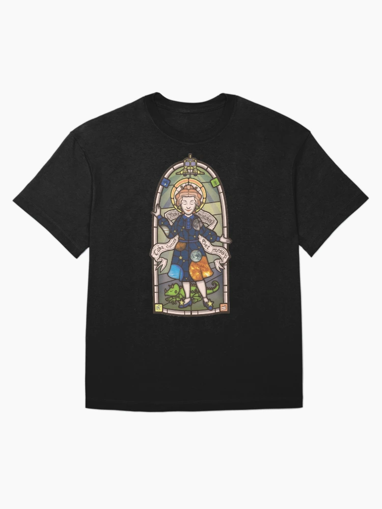 Thumbnail 1 von 7, Oversized T-Shirt, Unsere Liebe Frau der Erziehung designt und verkauft von Grant Thackray.
