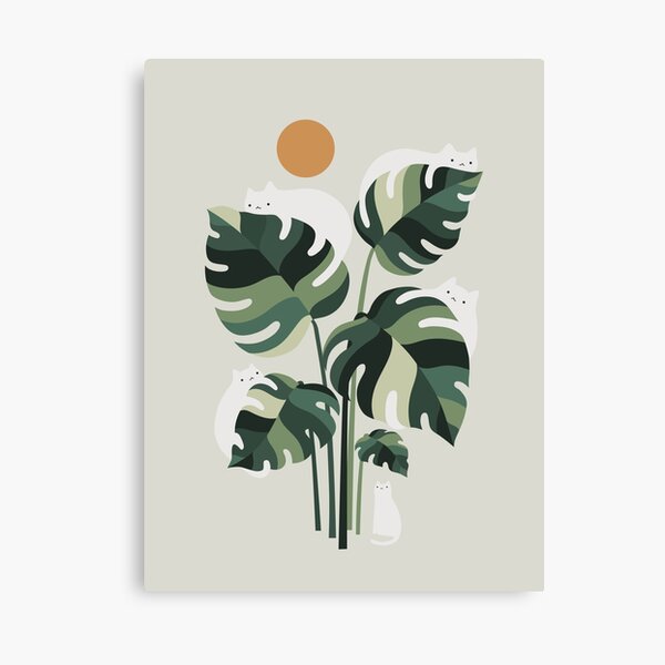 Item preview, Gato y Planta 11 designed and sold by ilovedoodle.