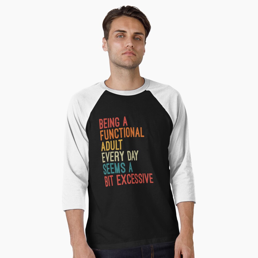 Aperçu de l'œuvre T-shirt baseball manches ¾ créée et vendue par Nizar Designs.