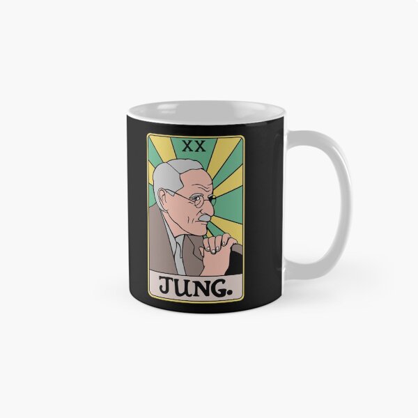 Aperçu de l'œuvre Carl Gustav Jung Tarot Portrait - Professeur de psychologie jungienne - Couleur créée et vendue par isstgeschichte.