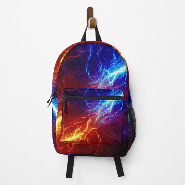 Aperçu de l'œuvre Sac à dos pour illustrations numériques Lightning Phenomenon créée et vendue par jungafree.
