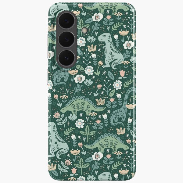 Aperçu de l'œuvre Dinosaure Floral Folklorique créée et vendue par latheandquill.
