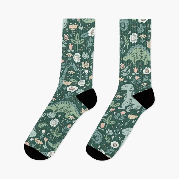 Item preview, Dinosaurio floral popular designed and sold by latheandquill.
