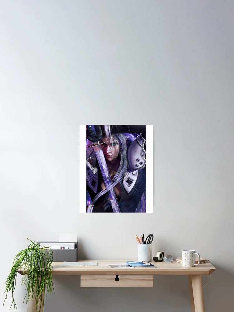 Thumbnail 2 of 3, Poster, Winged Angel Sephiroth designed and sold by zippernece.
