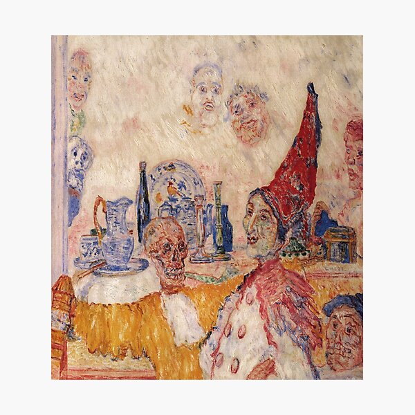 Aperçu de l'œuvre Pierrot Lunaire-James Ensor créée et vendue par LexBauer.