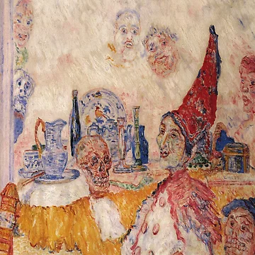 Aperçu de l'œuvre Pierrot Lunaire-James Ensor de LexBauer