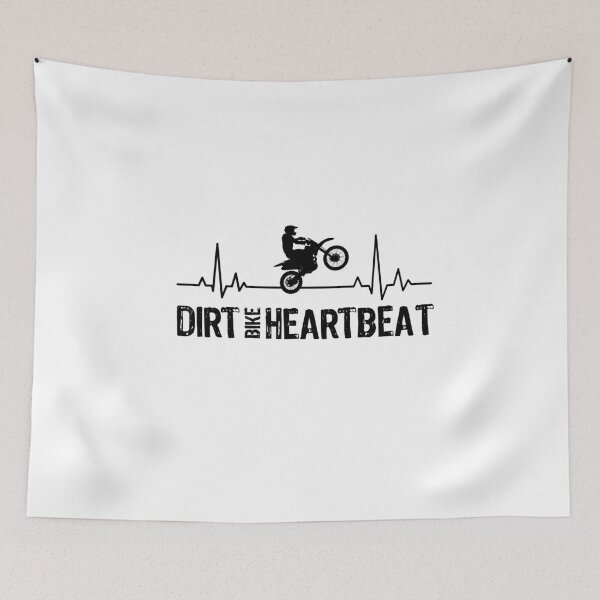 Item preview, Dirt Bike Heartbeat designed and sold by ProArtzilla.