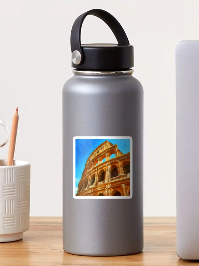 Thumbnail 1 of 3, Sticker, Colosseum, Rome designed and sold by AM FineArtPrints.