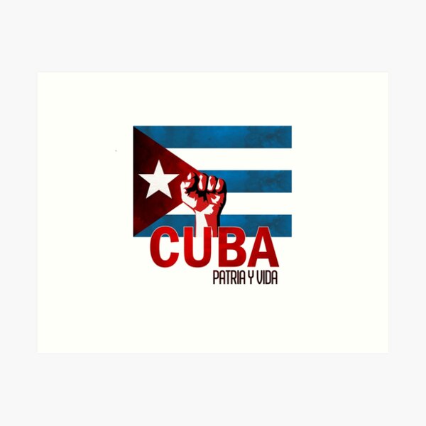 Aperçu de l'œuvre Patria et Vida Cuba créée et vendue par ClusterOneArt.