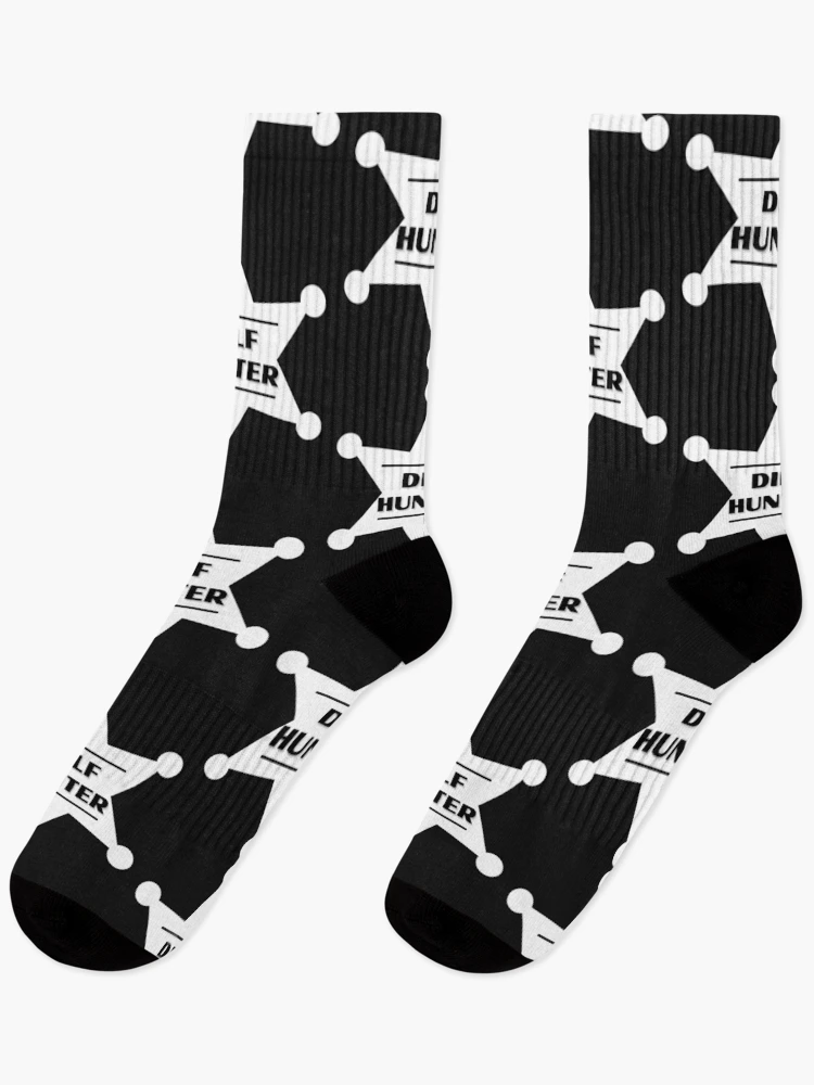 Thumbnail 1 of 5, Socks, DILF Hunter White badge designed and sold by CaitU.