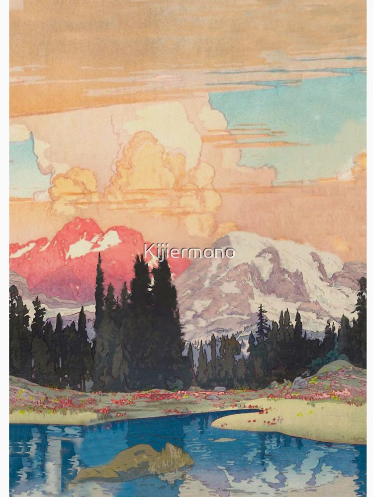 Imagen 7 de 7, Camiseta clásica con la obra Tormentas sobre Keiisino - Paisaje natural, diseñada y vendida por Kijiermono.