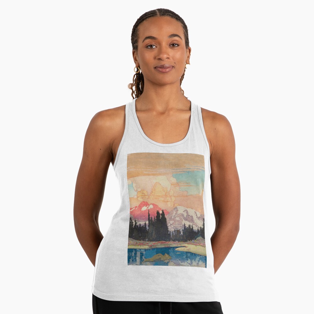Vista previa del artículo con la obra «Camiseta con espalda nadadora», diseñado y vendido por Kijiermono.