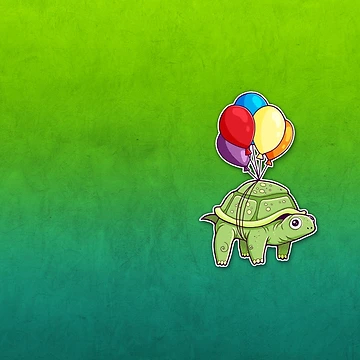 Imagen de la obra Tortuga - Diversión con globos de TeaToucan