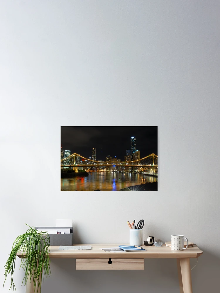 Thumbnail 2 of 3, Poster, Story Bridge designed and sold by kelliejane.