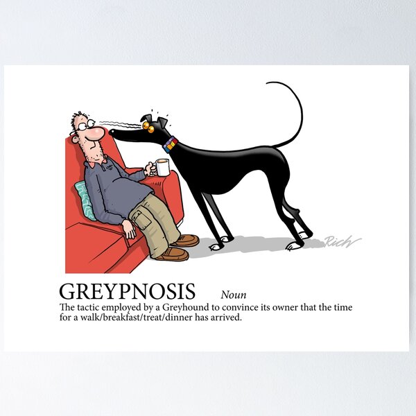 Artikelvorschau, Greyhound Glossar: Greypnosis entworfen und verkauft von RichSkipworth.