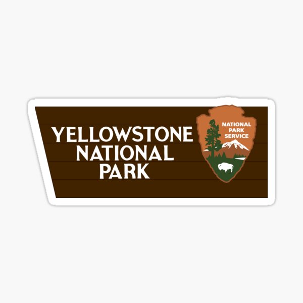 Aperçu de l'œuvre Signe du parc national de Yellowstone créée et vendue par Nyle Buss.