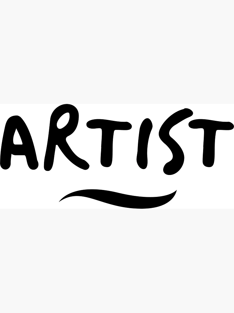 Aperçu 3 sur 3. Magnet avec l'œuvre ARTISTE créée et vendue par T-shirtgallery.
