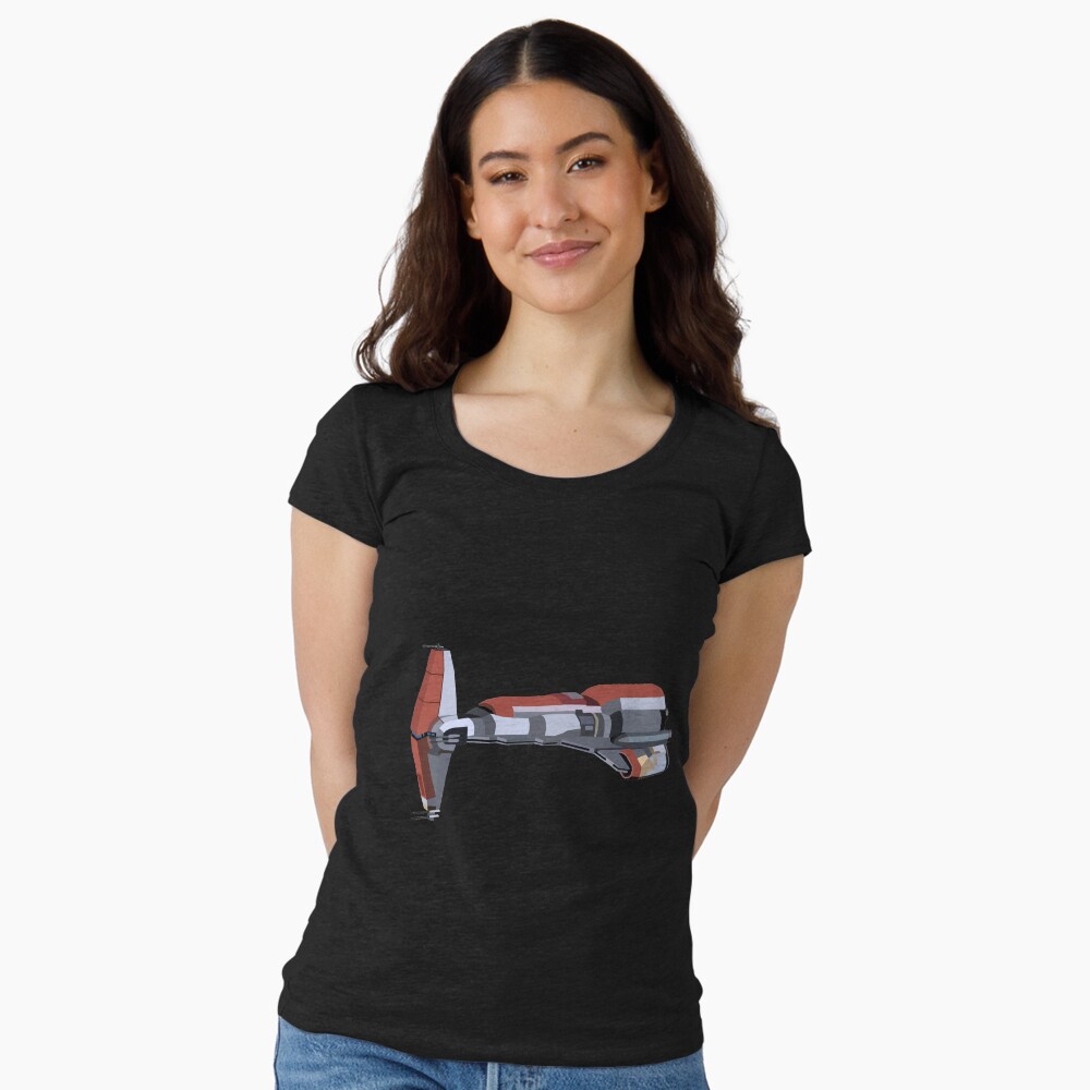 Aperçu de l'œuvre T-shirt échancré créée et vendue par Shineytrooper.