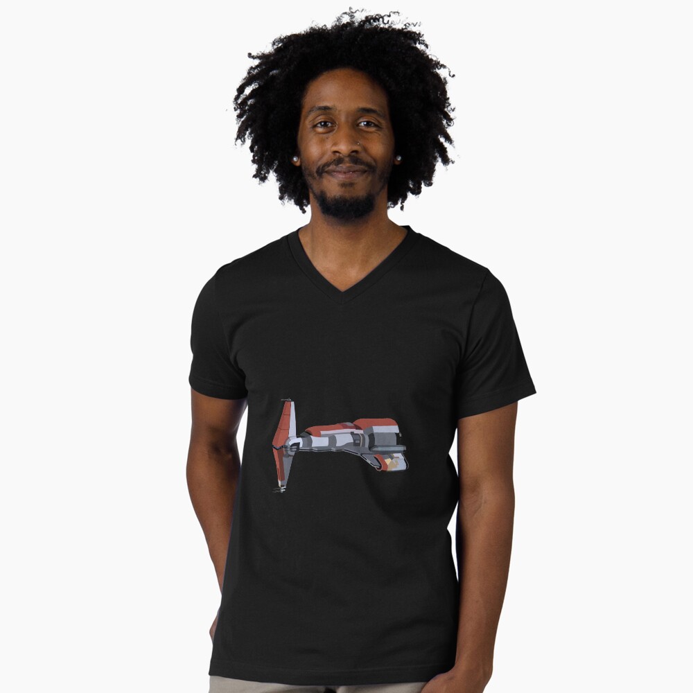 Aperçu de l'œuvre T-shirt col V créée et vendue par Shineytrooper.
