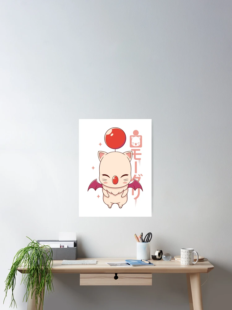 Thumbnail 2 of 3, Poster, Moogle Kupo! designed and sold by AlundrART.