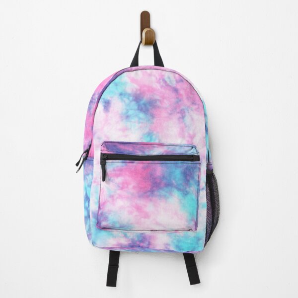Item preview, Tie dye pink blue purple pastel backpack designed and sold by Nishad4.