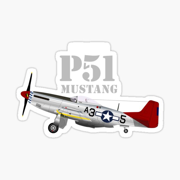 Item preview, Leyendas voladoras P51 Mustang designed and sold by Aviation-Tees.