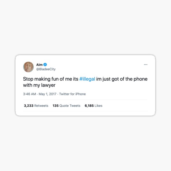 Aperçu de l'œuvre Tweet de lame créée et vendue par KidCakess.