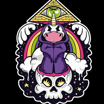 Imagen de la obra Unicornio illuminatti de TRIBExSPACE