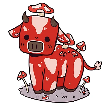 Imagen de la obra Little Mooshroom de SquiddyInks