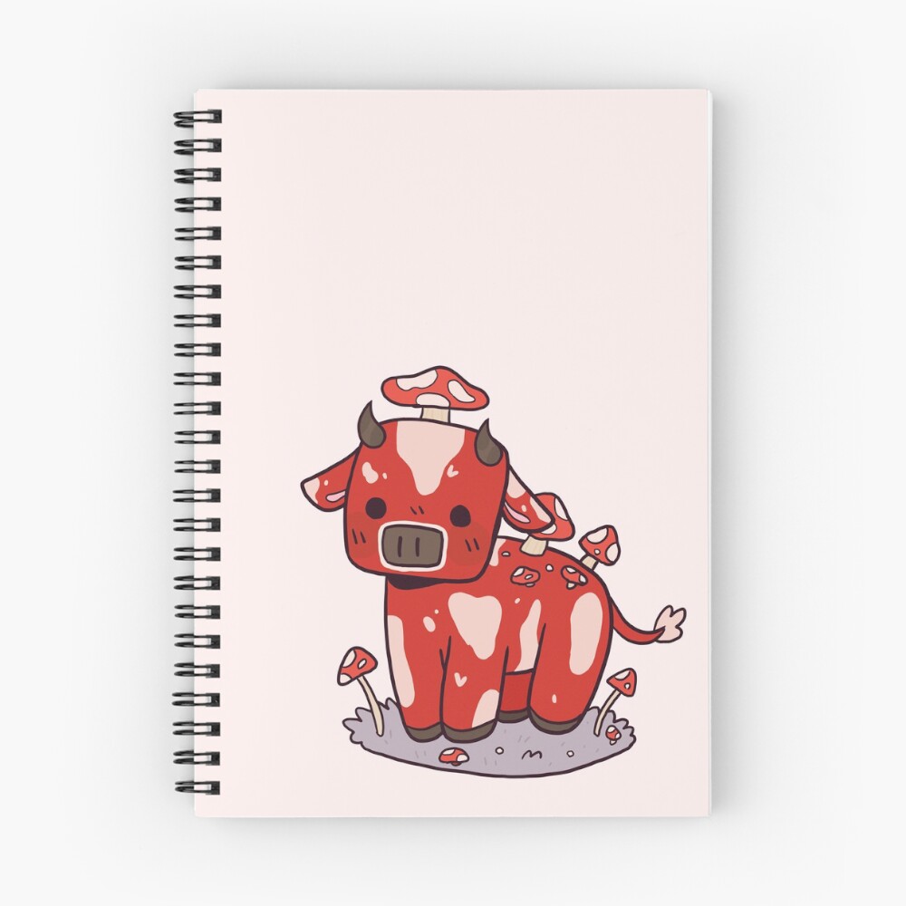 Vista previa del artículo con la obra «Cuaderno de espiral», diseñado y vendido por SquiddyInks.