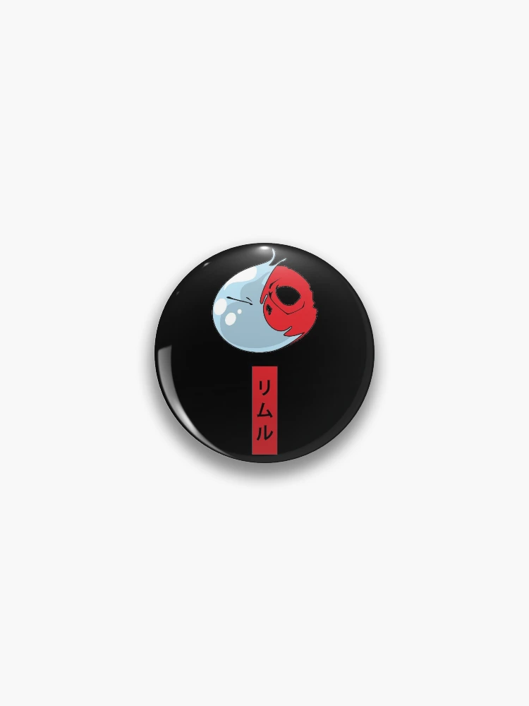 Thumbnail 1 of 3, Pin, Rimuru Skull designed and sold by Raitoseji.
