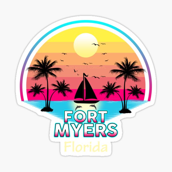 Item preview, Fort Myers Florida Floridian Caribbean Summer Beach Vacations designed and sold by Cuatrocaminos.
