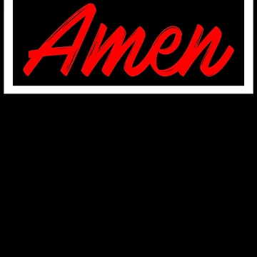 Artwork thumbnail, Amen Christian Quote by Rylastores