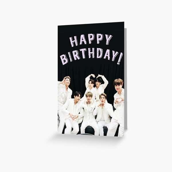 Aperçu de l'œuvre BTS Joyeux anniversaire créée et vendue par cloudstardust.