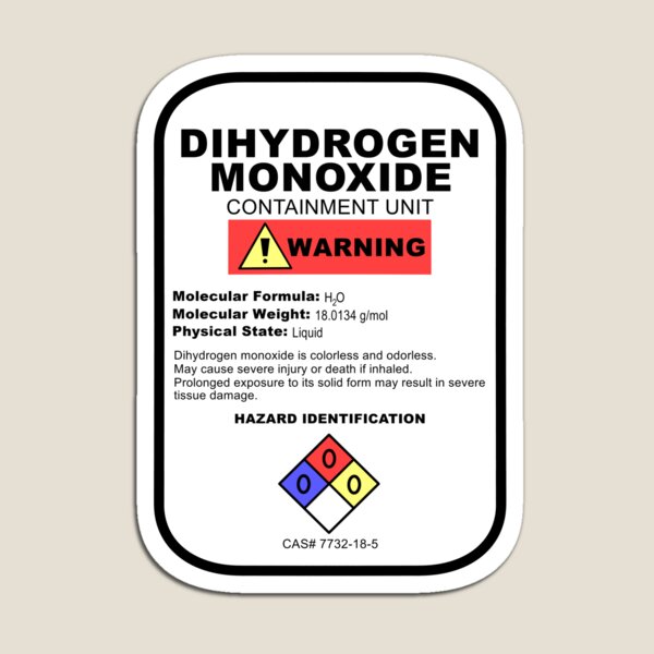 Artikelvorschau, Dihydrogenmonoxid entworfen und verkauft von mars_mirac.