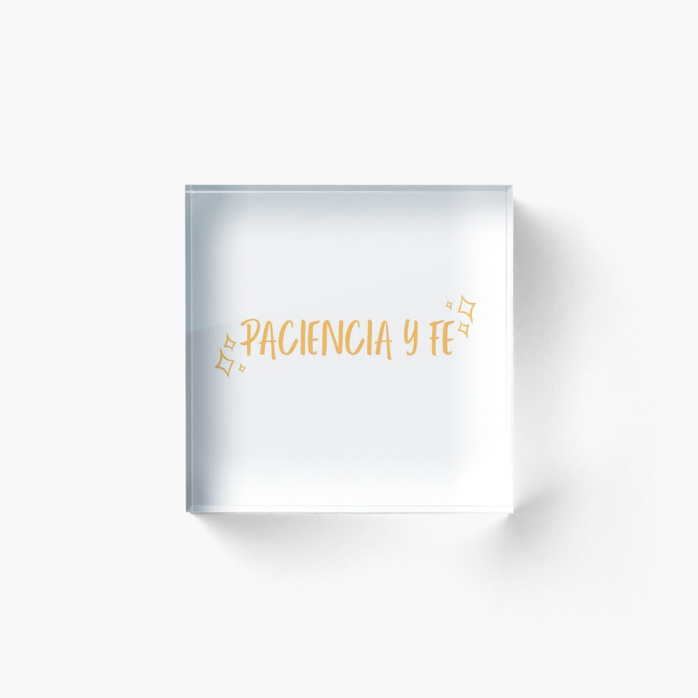 Vista previa del artículo con la obra «Bloque acrílico», diseñado y vendido por chrisevanswife.