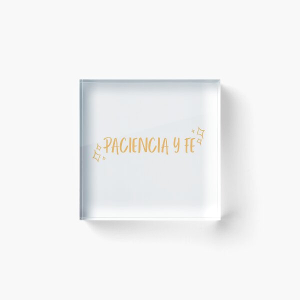 Item preview, Paciencia y fe designed and sold by chrisevanswife.