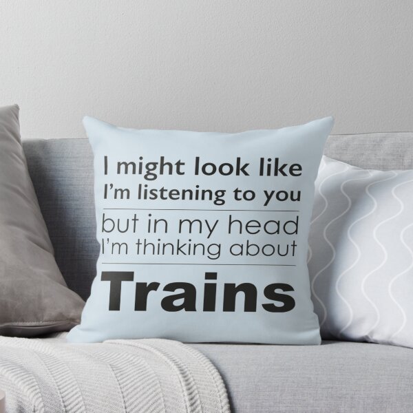 Aperçu de l'œuvre Écouter, mais penser aux trains créée et vendue par UndertheMoonSVG.