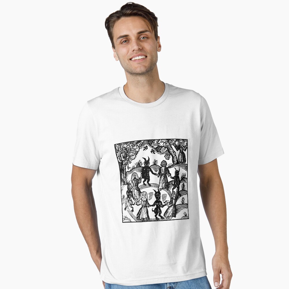 Vista previa del artículo con la obra «Camiseta esencial», diseñado y vendido por TheWhiteBear.
