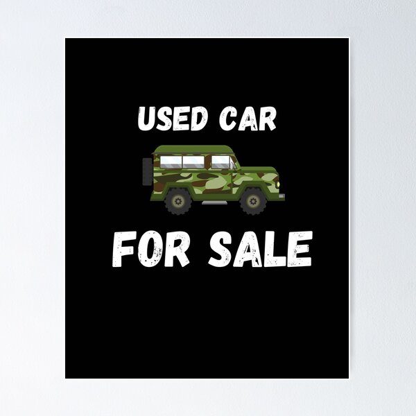 Aperçu de l'œuvre Voiture d'occasion à vendre drôle créée et vendue par Petartist.