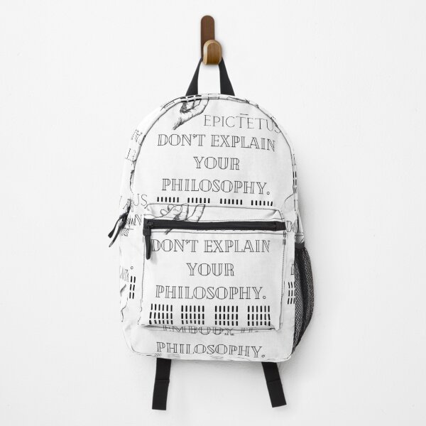 Item preview, DON'T EXPLAIN YOUR PHILOSOPHY | STOIC QUOTE | EPICTETUS designed and sold by Stoicwis.